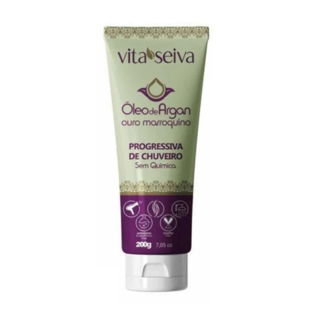Vita Seiva Hair Straighteners Argan Oil Shower Progressive Moroccan Gold Hair Straightening 200g - Vita Seiva