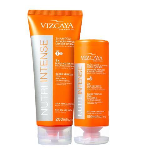 Vizcaya Brazilian Keratin Treatment Nutri Intense Vegetable Oils Deep Nutrition Intense Softness 2 Prod. - Vizcaya