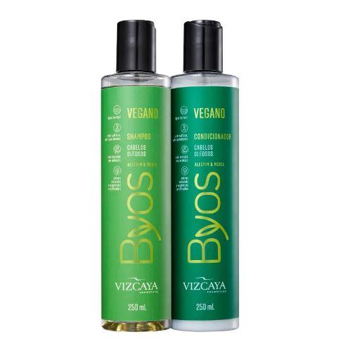 Vizcaya Brazilian Keratin Treatment Oily Hair Vegan Melaleuca Rosemary Menthol Essential Oil Kit 2x250 - Vizcaya