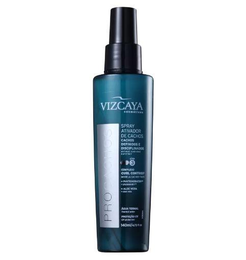 Vizcaya Brazilian Keratin Treatment ProCachos Curls Complex Activator Phytokeratin Aloe Vera Spray 140ml - Vizcaya