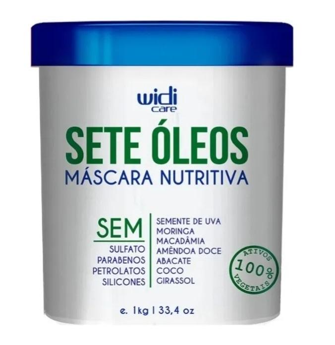 Widi Care Hair Mask Sete Óleos Vegetable Seven Oils Hair Nourishing Treatment Mask 1Kg - Widi Care