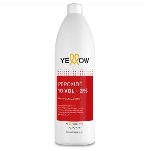 Yellow Brazilian Keratin Treatment Color Activator Line Discoloration Hydrogen Peridoxe OX 10 Vol. 3% 1L - Yellow