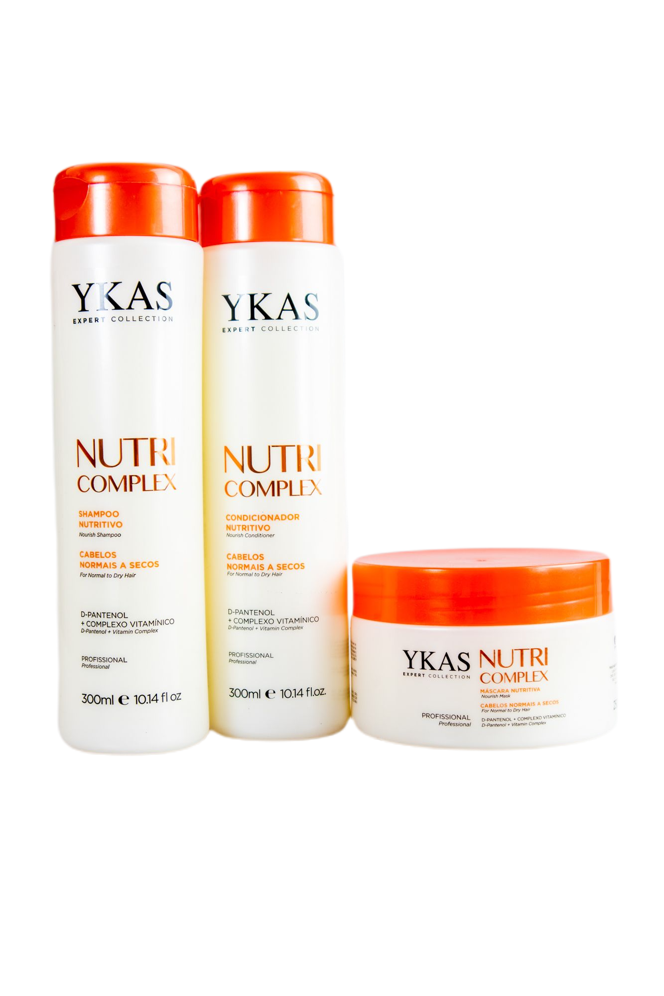 Ykas Home Care Nutri Complex D-Panthenol Vitamin Complex Replenishing Kit 3 Products - Ykas