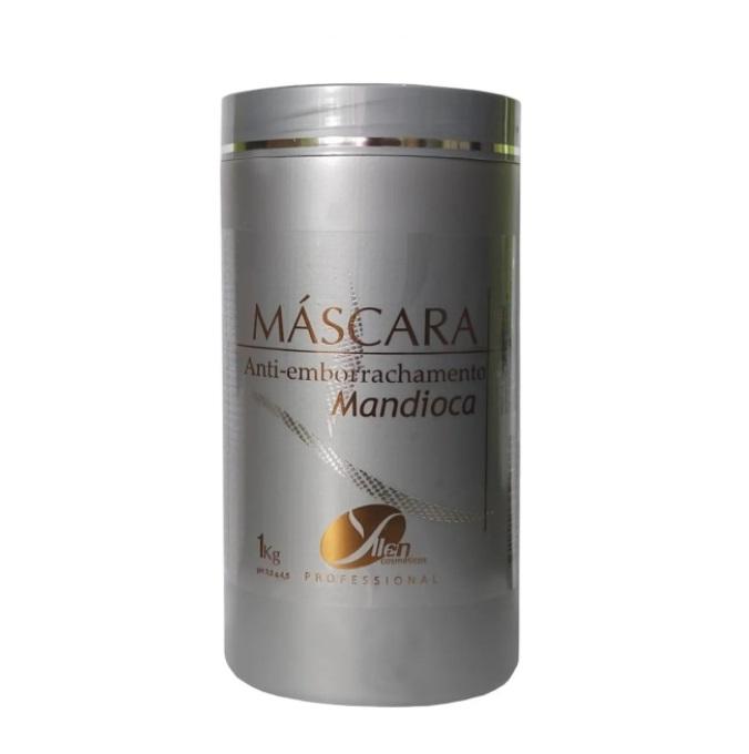Yllen Hair Mask Mandioca Cassava Manioc Anti Rubber Softness Moisturizing Mask 1Kg - Yllen