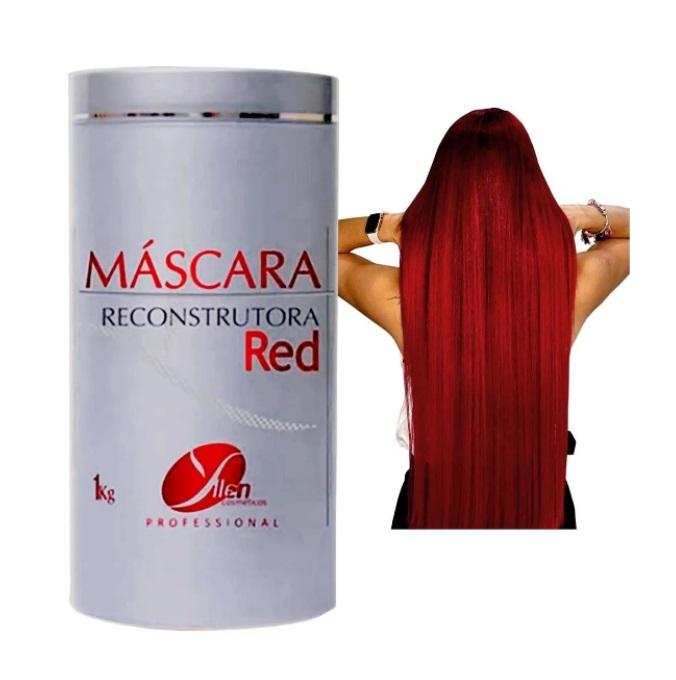 Yllen Hair Mask Professional Red Hair Reconstruction Tinting Color Maintenance Mask 1Kg - Yllen