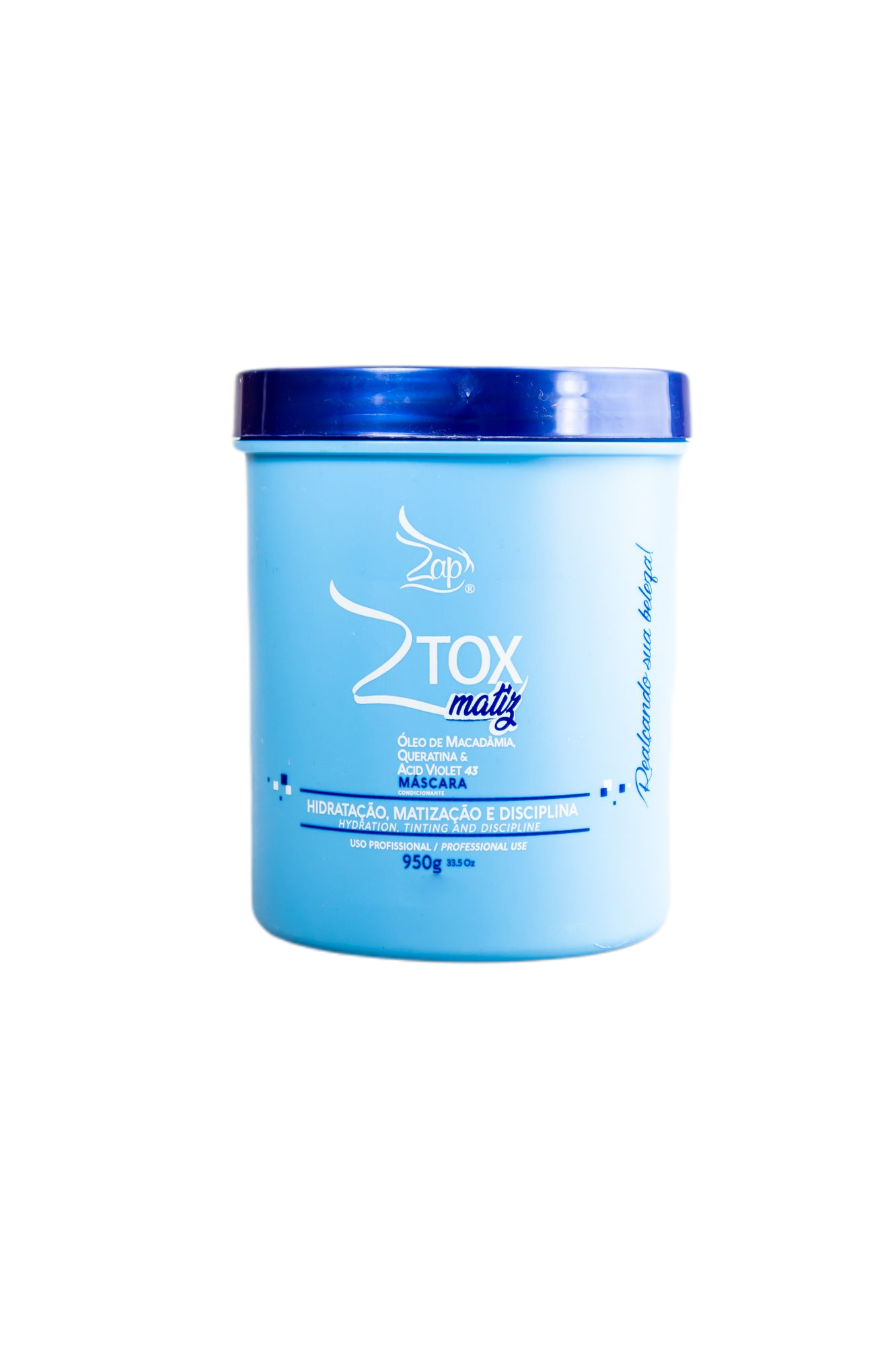 Zap Cosmetics Brazilian Hair Treatment Bluetox Toning Mask 950g - Zap Cosmetics
