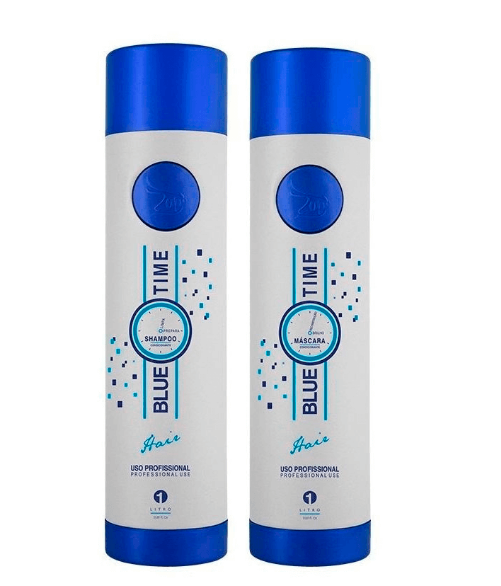 Zap Cosmetics Brazilian Keratin Treatment Blue Time Progressive Brush Kit 2x1L - Zap Cosmetics