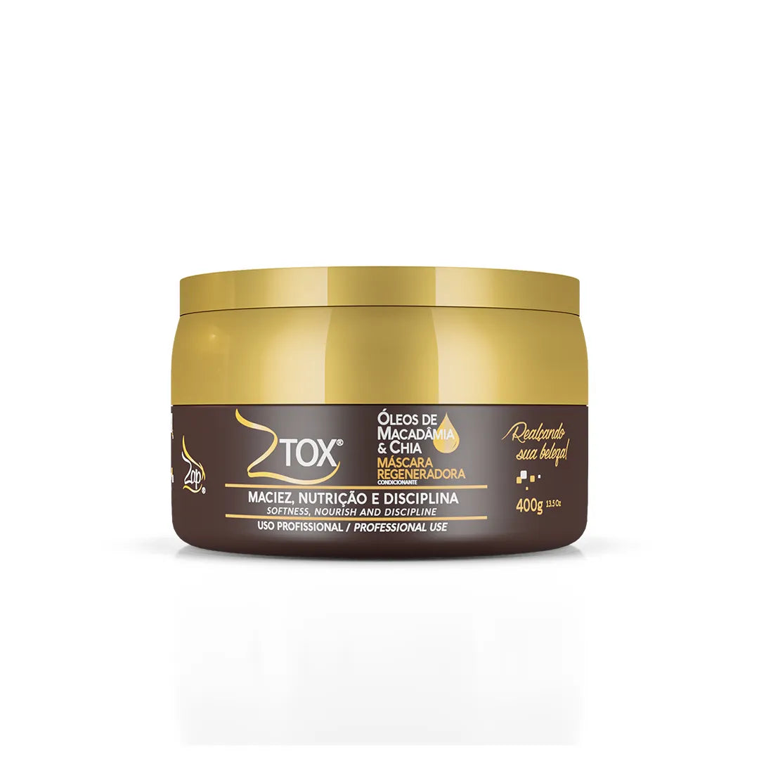 Zap Cosmetics Brazilian Keratin Treatment Softness Nourish Ztox Bt-o.x Nanocrystallization Macadamia Mask 250g - Zap