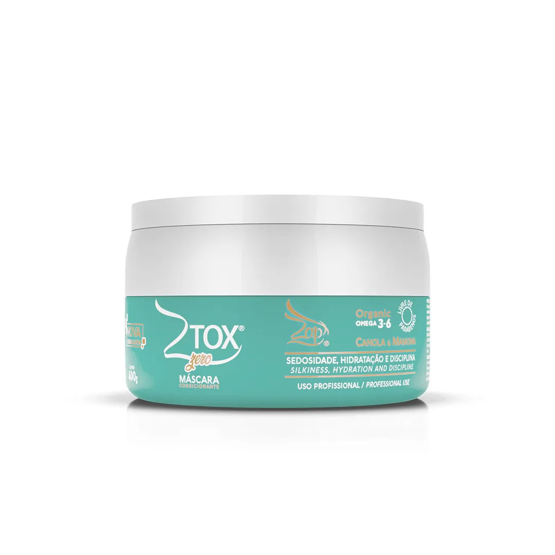 Zap Cosmetics Hair Mask Ztox Zero Organic Canola and Chamomile Moisturizing Mask 250g - Zap Cosmetics
