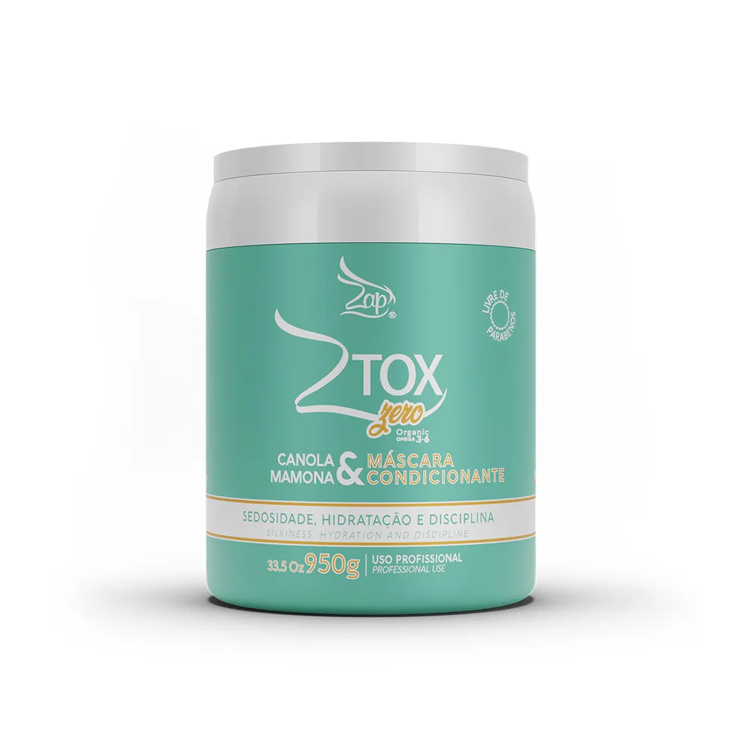 Zap Cosmetics Hair Mask Ztox Zero Organic Canola and Chamomile Moisturizing Mask 950g - Zap Cosmetics
