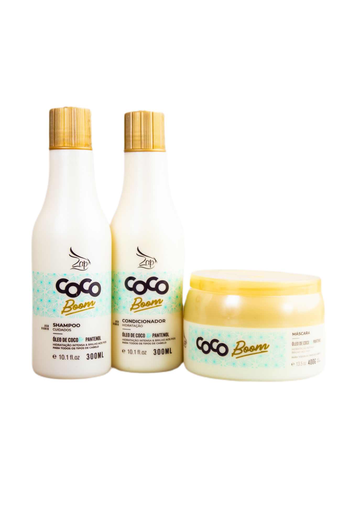 Zap Cosmetics Home Care Professional Coconut Panthenol Boom Maintenance Home Care 3 Products - Zap